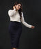 Long Sleeve Solid Cream Shirt